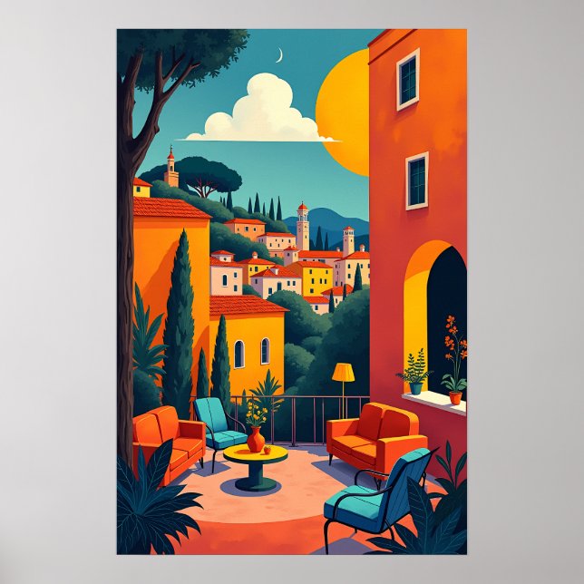 Timeless Beauty of Rome – Stunning Italy Poster (Front)