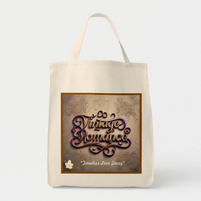 "Timeless Beauty Unfolds" Tote Bag (Front)