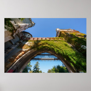 Timeless Beauty - Vajdahunyad Castle's Portcullis Poster