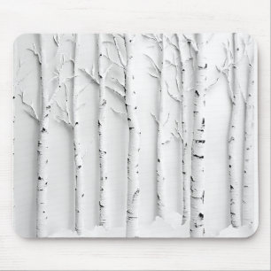 Timeless Birch Mouse Mat