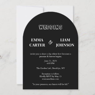 Timeless Black & White Wedding Cards