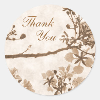 Timeless  Bliss - Thank You Classic Round Sticker