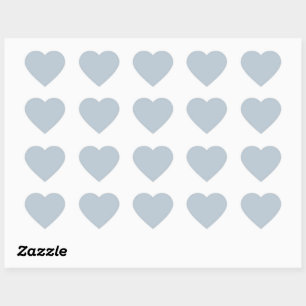 Timeless - Blue Mist Heart Sticker