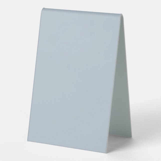Timeless - Blue Mist Table Tent Sign (Back)