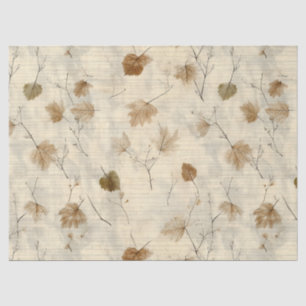 Timeless Botanical – Leaf in Warm Neutrals (10) Tissue Paper
