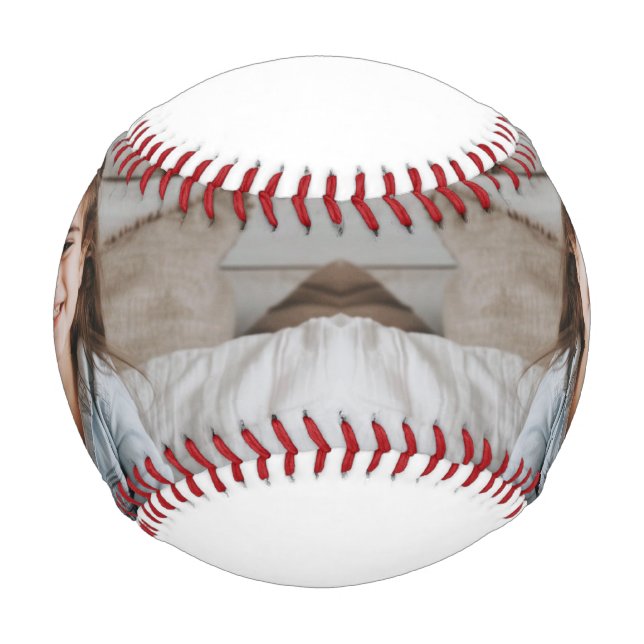 Timeless Calligraphy Photo Bonus Mum Mothers Day Baseball (Front)