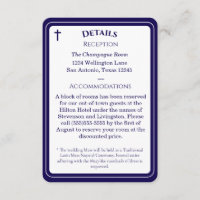 Timeless Catholic Monogrammed Enclosure Card