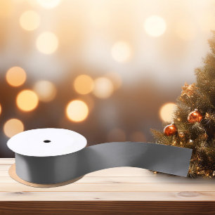 Timeless - Charcoal Grey Satin Ribbon