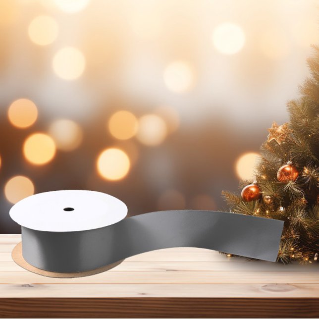 Timeless - Charcoal Grey Satin Ribbon (Creator Uploaded)