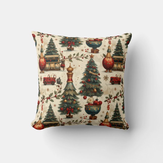 Timeless Christmas Vibes Cushion (Front)
