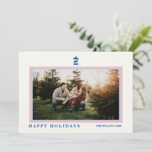 Timeless classic Script Family Photo Christmas Card