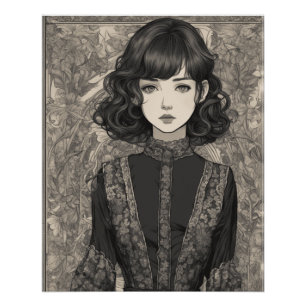 Timeless Collector's Edition Manga Artwork AI LBD Poster