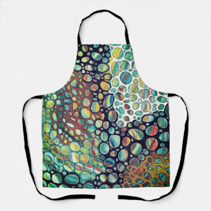 Timeless Colourful Pebbles Original Artwork Apron