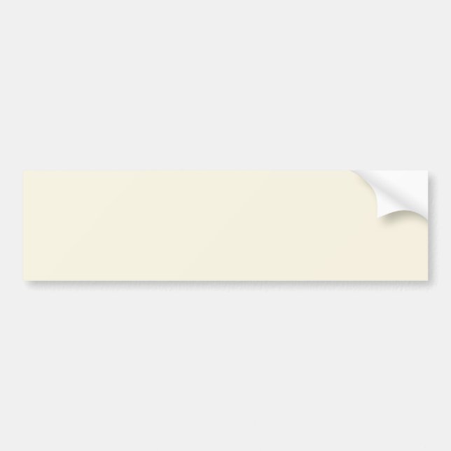 Timeless - Cream White Bumper Sticker (Front)