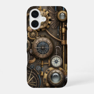 Timeless Creations Industrial in Steampunk Style iPhone 16 Case