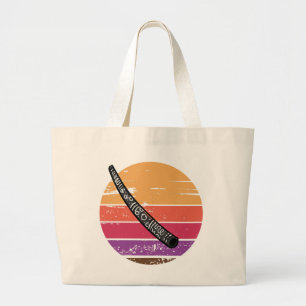 Timeless Didgeridoo at Iconic Sunset Large Tote Bag