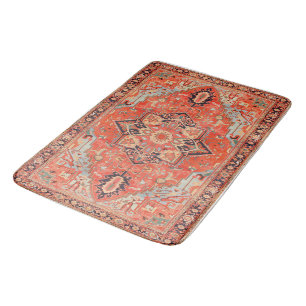 Timeless Echoes: Heritage Boho Oriental Moroccan  Bath Mat