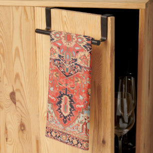 Timeless Echoes: Heritage Boho Oriental Moroccan Tea Towel