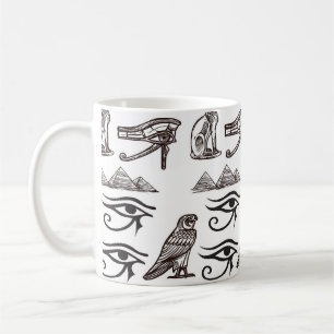 Timeless Egyptian Antiquities Digital Patterns Coffee Mug