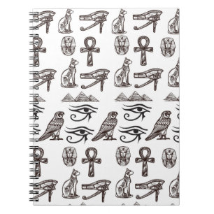 Timeless Egyptian Antiquities Digital Patterns Notebook