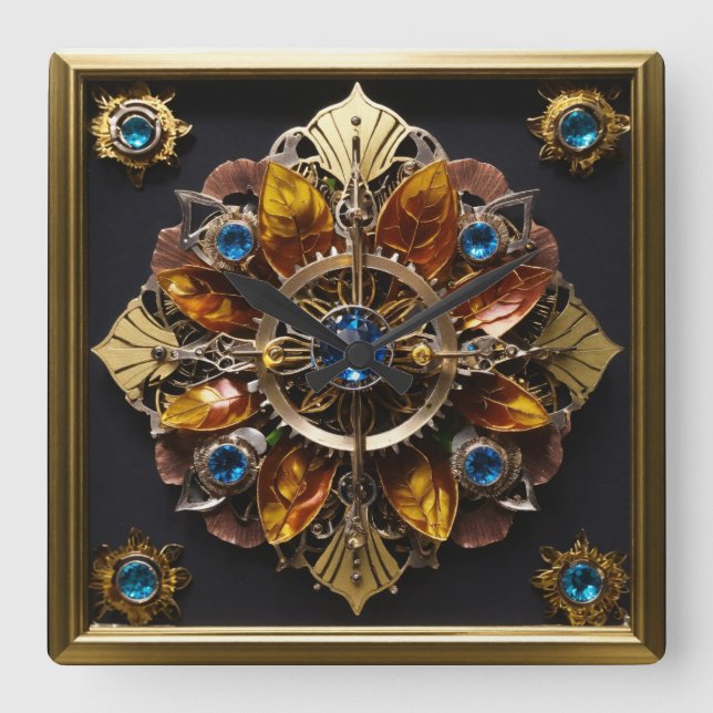 Timeless Elegance ⏰✨ - Customisable Wall Clock (Front)