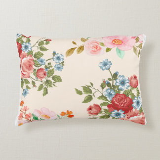 Timeless Elegance in Bloom Decorative Cushion