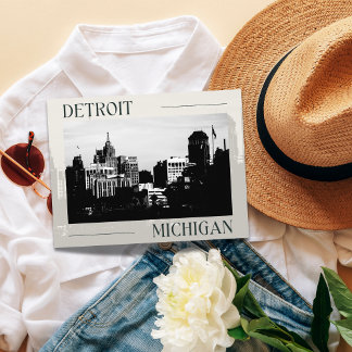 Timeless Elegance of Detroit, Michigan Postcard