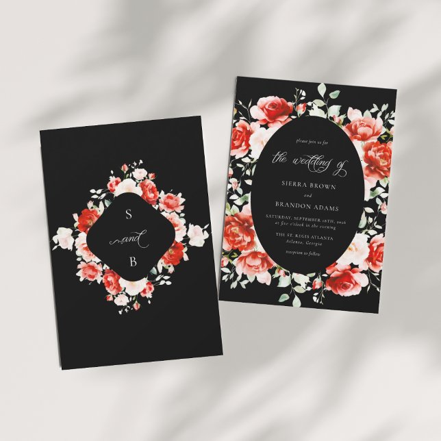 Timeless Elegance Romantic Rose Wedding  Invitation (Creator Uploaded)