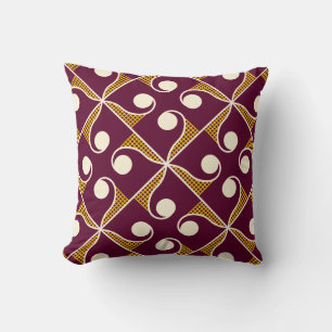 Timeless Elegance: Ukrainian Lemky Floral Cushion