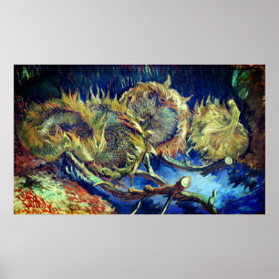 Timeless Elegance: Van Gogh's Withered Sunflowers Poster