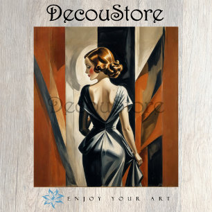 Timeless Elegance – Vintage Fashion Illustration Tissue Paper