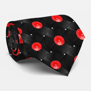Timeless Elegance: Vinyl Record Tie