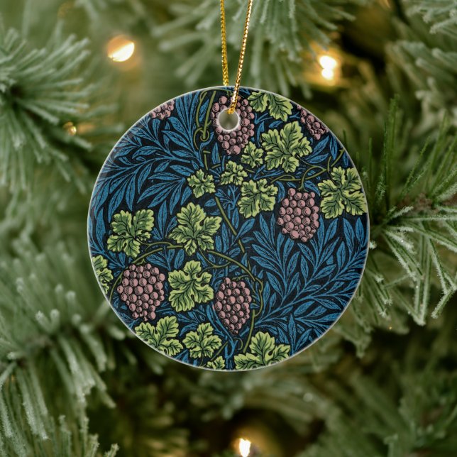 Timeless Elegance: William Morris's Vine Pattern Ceramic Tree Decoration (Tree)