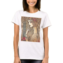 Timeless Elegant Graceful Lady Vintage Print