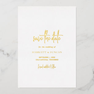 Timeless Elegant Wedding Save the Date