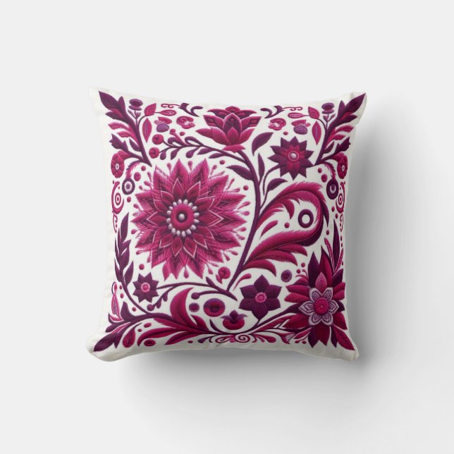 Timeless Embroidery #7 Cushion (Front)