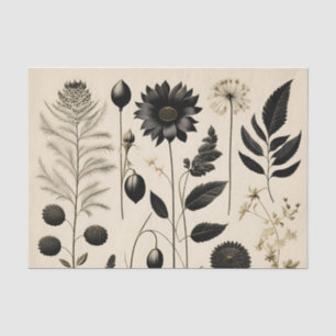 Timeless Floral Botanical Tissue Paper