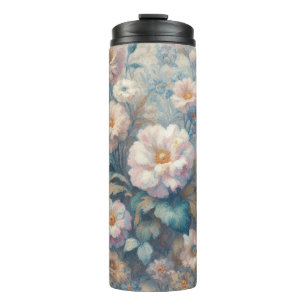 Timeless Floral Elegance: Classic Blooms Thermal Tumbler