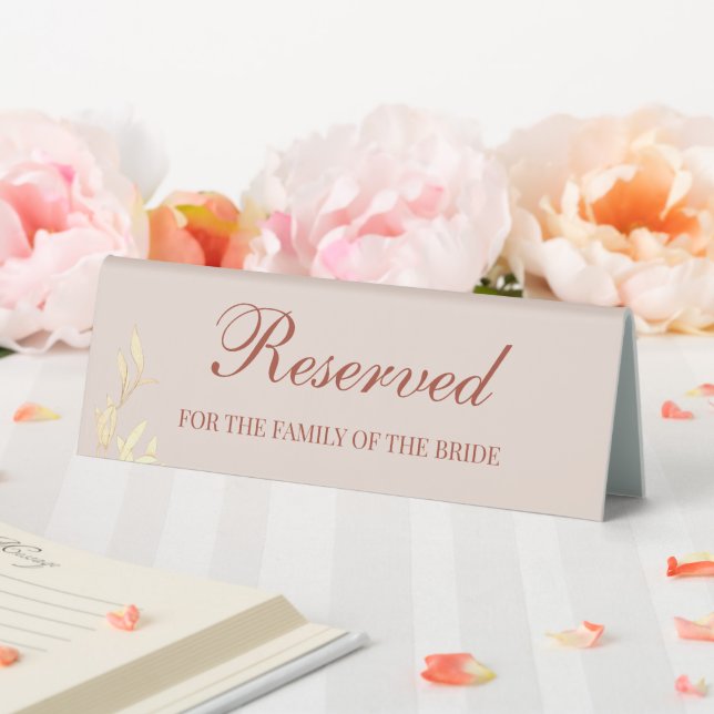 Timeless Floral Rustic Reserved for the family  (In SItu (Wedding))