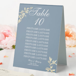 Timeless Floral Symphony in Blue Wedding