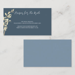 Timeless Floral Symphony Recipe request Card