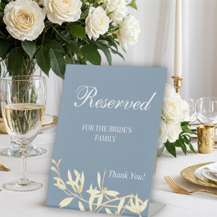 Timeless Floral Symphony Reserved for the family Pedestal Sign