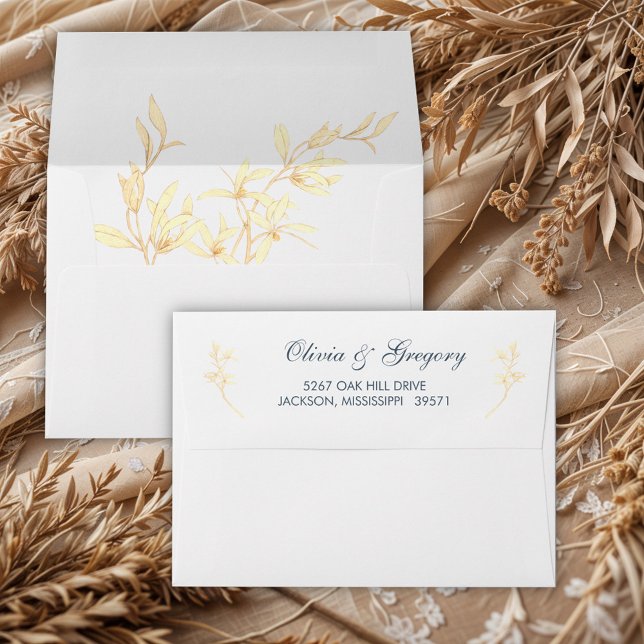 Timeless Floral Symphony Wedding Envelope (Creator Uploaded)