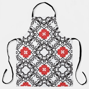 Timeless Floral Vintage: Seamless Classic Apron