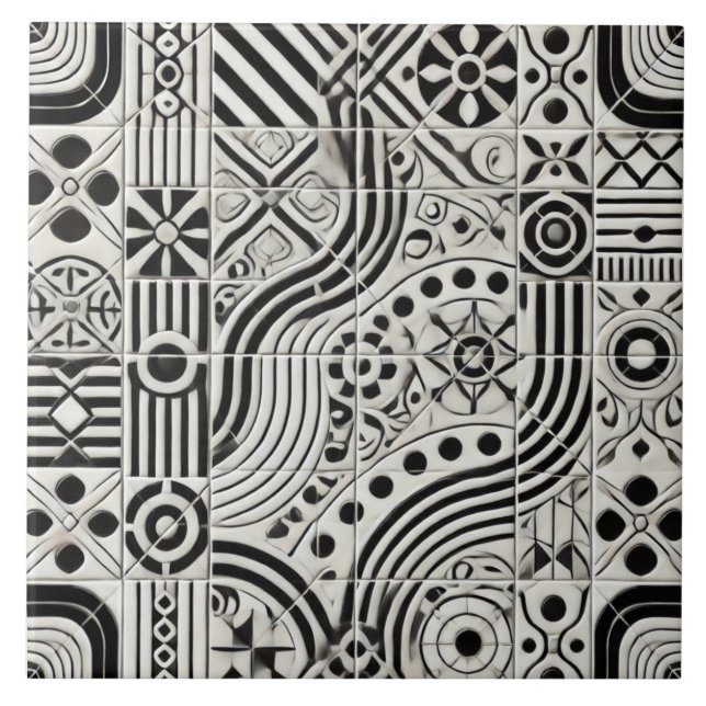 Timeless Flow Ceramic Tile (Front)