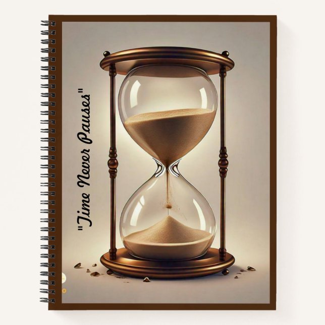 "Timeless Flow" Notebook (Front)