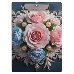 Timeless Flower arrangement for her Clipboard