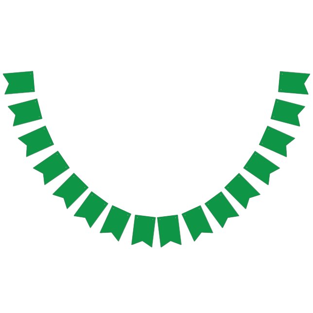 Timeless Forest Green | Clean Modern Aesthetic Bunting (All)