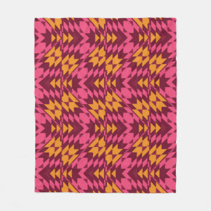 Timeless Geometric: Seamless Pattern Fleece Blanket