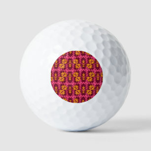 Timeless Geometric: Seamless Pattern Golf Balls